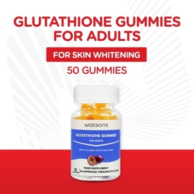 WATSONS GENERICS WATSONS GENERICS Glutathione Gummies with Collagen and Camu Camu for Adults (Expiry: Dec. 13, 2025)