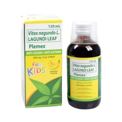 PLEMEX Syrup Banana Kids 300mg/5mL 120mL