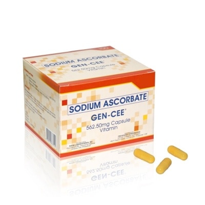 GEN CEE Sodium Ascorbate Gen-Cee 562.50mg Capsule Vitamin 1 Capsule