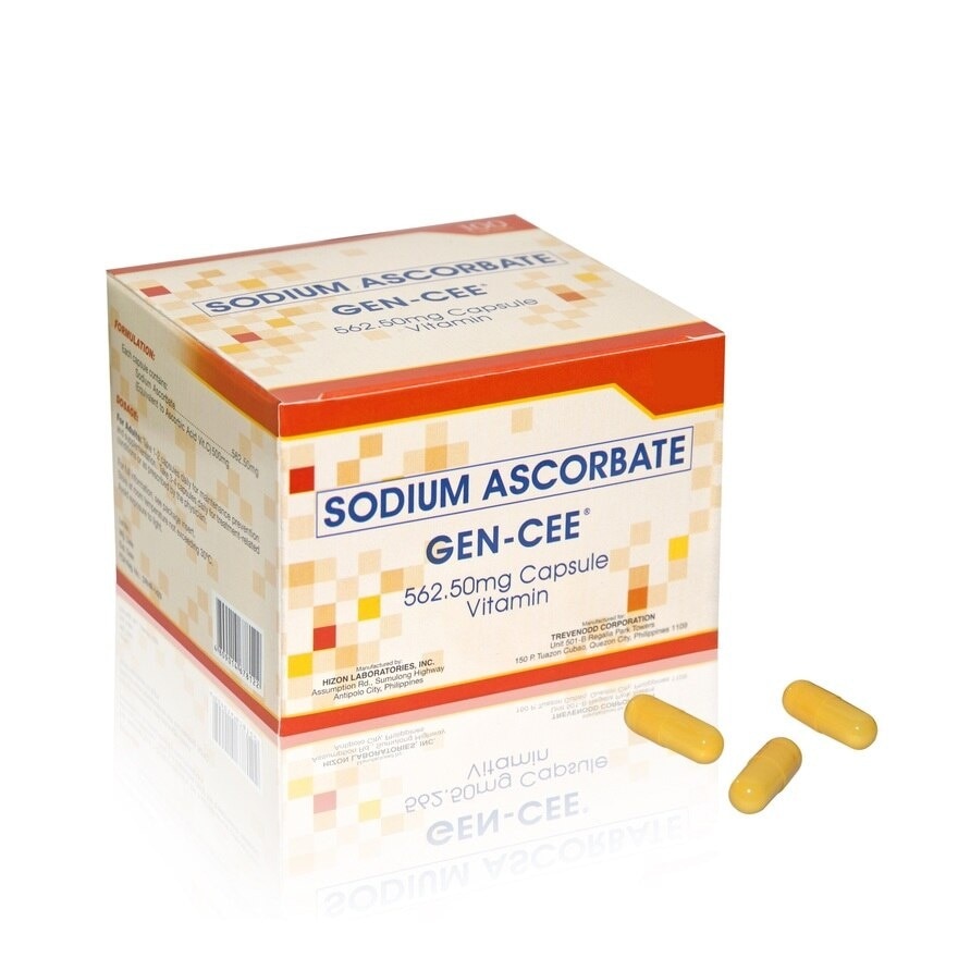 Sodium Ascorbate Gen-Cee 562.50mg Capsule Vitamin 1 Capsule