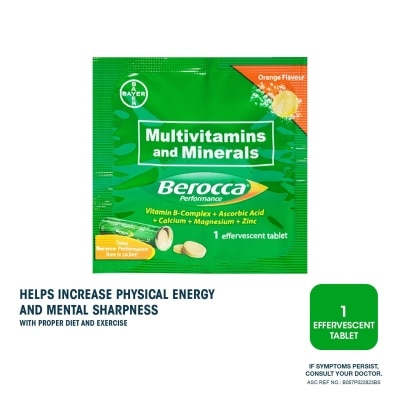 BEROCCA Berocca Effervescent Tablet Orange Flavor