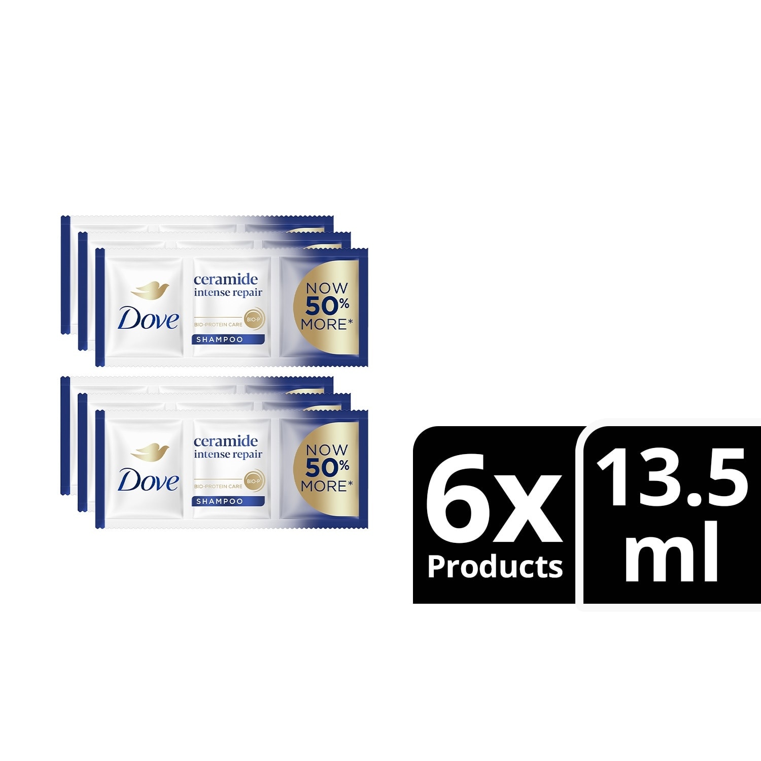 DOVE Ceramide Intense Repair Shampoo 13.5mL 6s