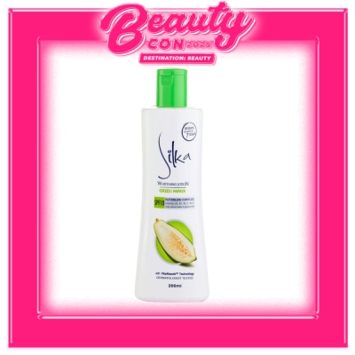 SILKA Green Papaya Whitening Lotion SPF 10 200ml