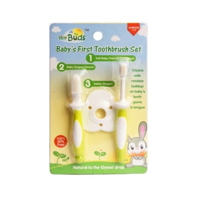 TINY BUDS Baby First Toothbrush Set