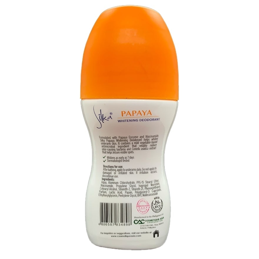 SILKA Papaya Whitening Deodorant 25ml