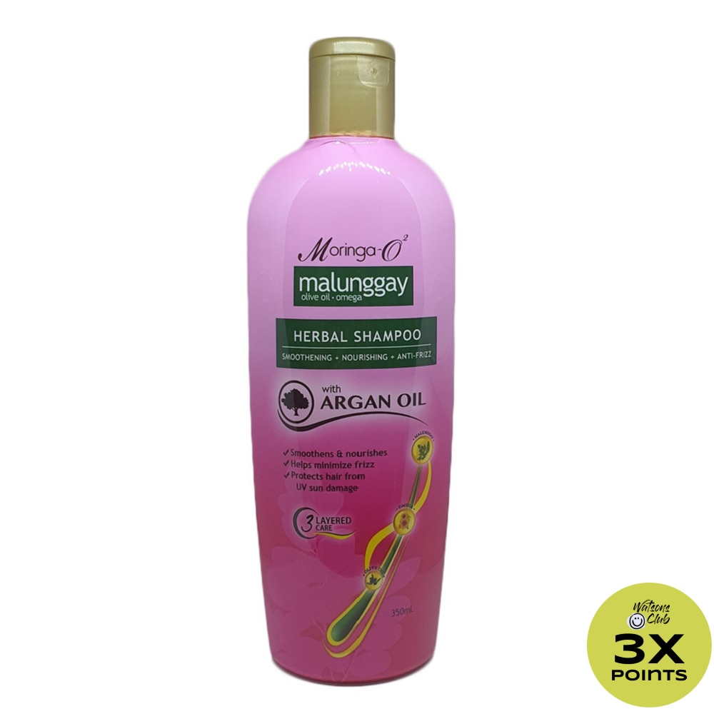 Moringa-O2 Herbal Anti-Frizz Shampoo with Argan Oil 350ml