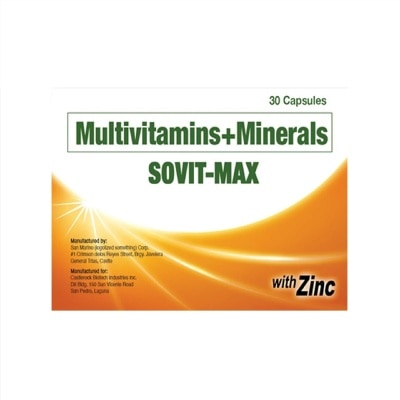 SOVIT Sovit-Max Multivatimins + Minerals 1 Capsule