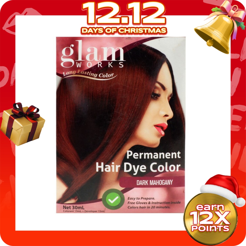 Dark Mahogany Hair Dye Color 30ml