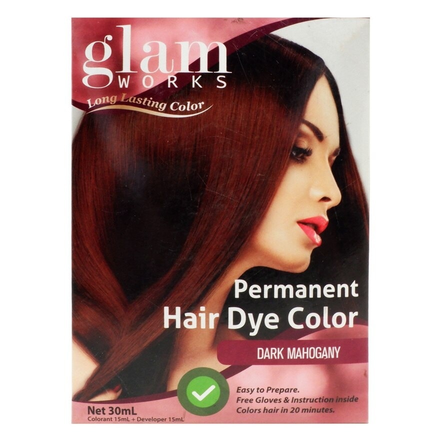 Dark Mahogany Hair Dye Color 30ml