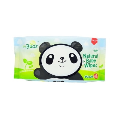 TINY BUDS Natural Baby Wipes 60 Pulls5 Free