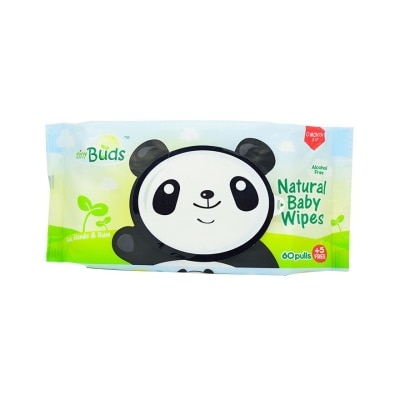 TINY BUDS Natural Baby Wipes 60 Pulls5 Free