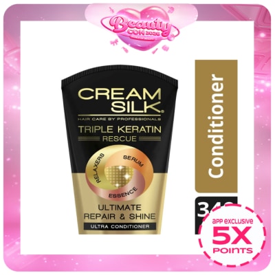 CREAMSILK - Cream Silk Triple Keratin Rescue Conditioner Ultimate Repair & Shine 340ML