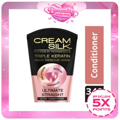 CREAMSILK - Cream Silk Triple Keratin Rescue Conditioner Ultimate Straight 340ML