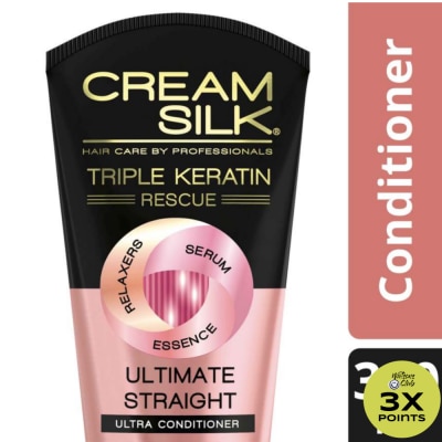 CREAMSILK Cream Silk Triple Keratin Rescue Conditioner Ultimate Straight 340ML