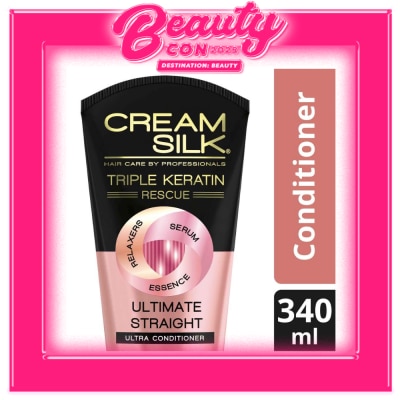 CREAMSILK Cream Silk Triple Keratin Rescue Conditioner Ultimate Straight 340ML