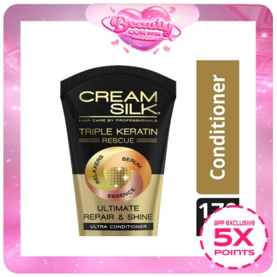 CREAMSILK - Cream Silk Triple Keratin Rescue Conditioner Ultimate Repair & Shine 170ML