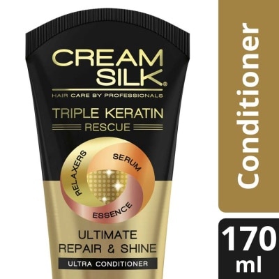 CREAMSILK Cream Silk Triple Keratin Rescue Conditioner Ultimate Repair & Shine 170ML