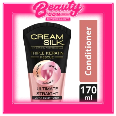 CREAMSILK Cream Silk Triple Keratin Rescue Conditioner Ultimate Straight 170ML