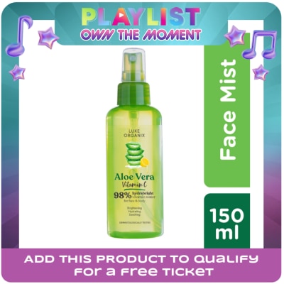 LUXE ORGANIX - Luxe Organix 98% Aloe Vera Vitamin C hydrabright Vitamin Water 150ml