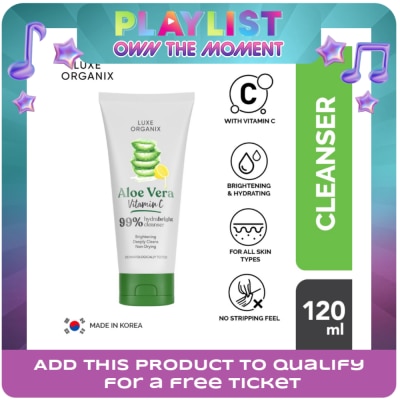 LUXE ORGANIX - Luxe Organix 99% Aloe Vera Vitamin C Hydrabright Cleanser 120ml