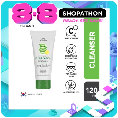 LUXE ORGANIX - Luxe Organix 99% Aloe Vera Vitamin C Hydrabright Cleanser 120ml image