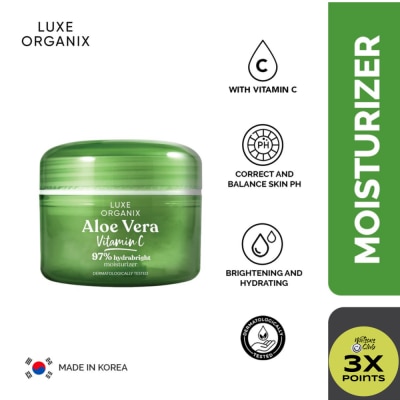 LUXE ORGANIX Luxe Organix 97% Aloe Vera Vitamin C Hydrabright Moisturizer 50g