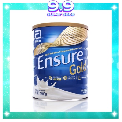 ENSURE Ensure Gold Vanilla 1.6kg Powdered Milk - Adult Supplement