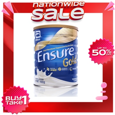 ENSURE Ensure Gold Vanilla 1.6kg Powdered Milk - Adult Supplement