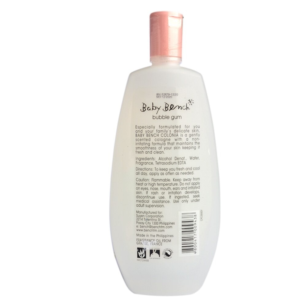 Baby Bench Cologne Bubble Gum 500ml