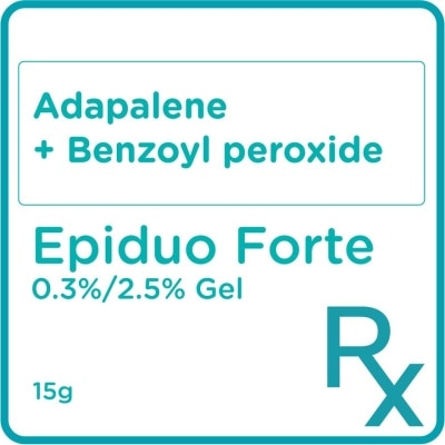 EPIDUO Adapalene + Benzoyl peroxide 0.3%/2.5% Gel 15g [PRESCRIPTION REQUIRED]