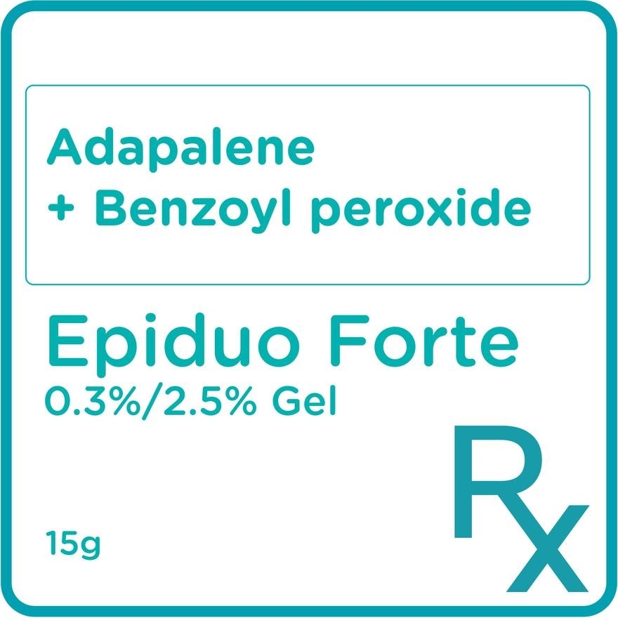 Adapalene + Benzoyl peroxide 0.3%/2.5% Gel 15g [PRESCRIPTION REQUIRED]