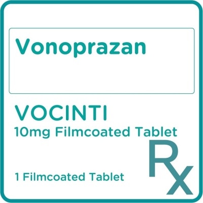 VOCINTI Vonoprazan 10mg 1 Film Coated Tablet [PRESCRIPTION REQUIRED]