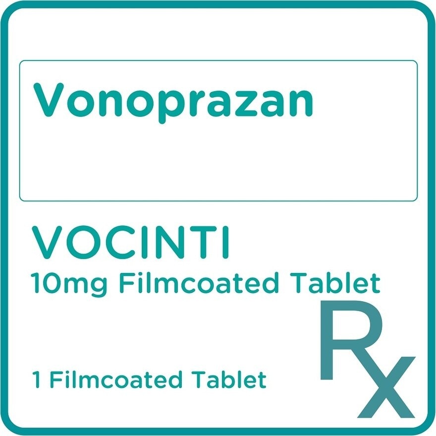 Vonoprazan 10mg 1 Film Coated Tablet [PRESCRIPTION REQUIRED]