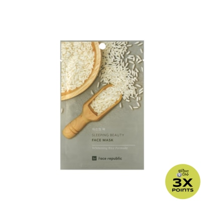 FACE REPUBLIC FACE REPUBLIC Sleeping Beauty Face Mask Whitening Rice Formula 23g