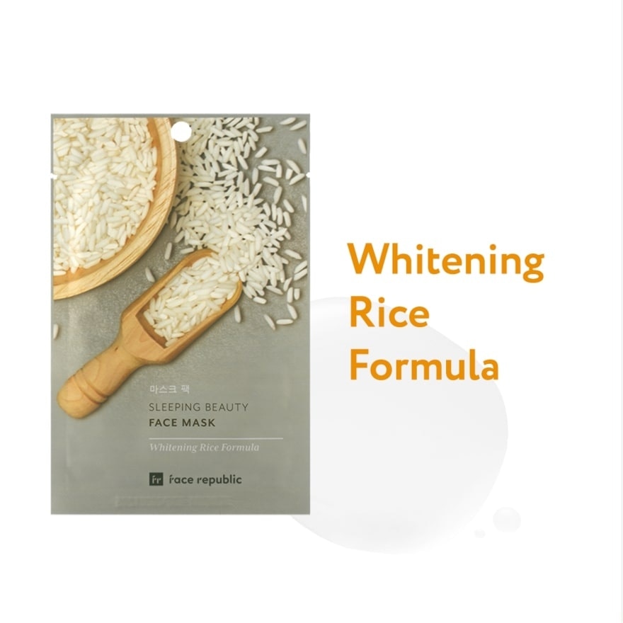 FACE REPUBLIC Sleeping Beauty Face Mask Whitening Rice Formula 23g