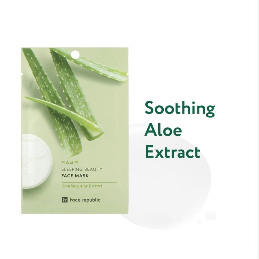 FACE REPUBLIC Sleeping Beauty Face Mask - Soothing Aloe Extract 23g