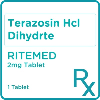 RITEMED Terazosin Hcl Dihydrte 2mg 1 Tablet [Prescription Required]