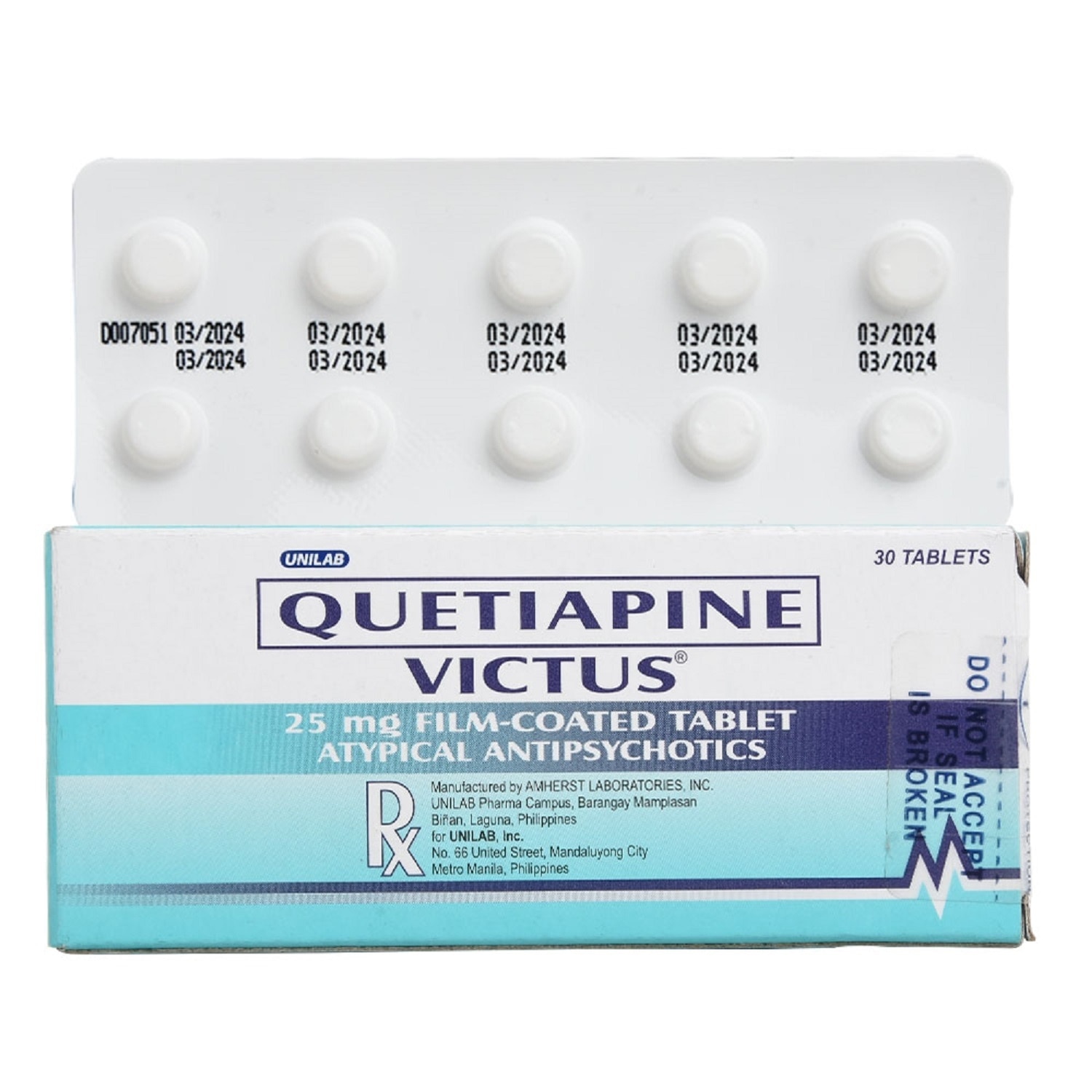 Quetiapine 25Mg 1 Tablet [Prescription Required]