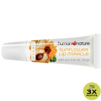 HUMAN NATURE Sunflower Lip Miracle 10g - Peach
