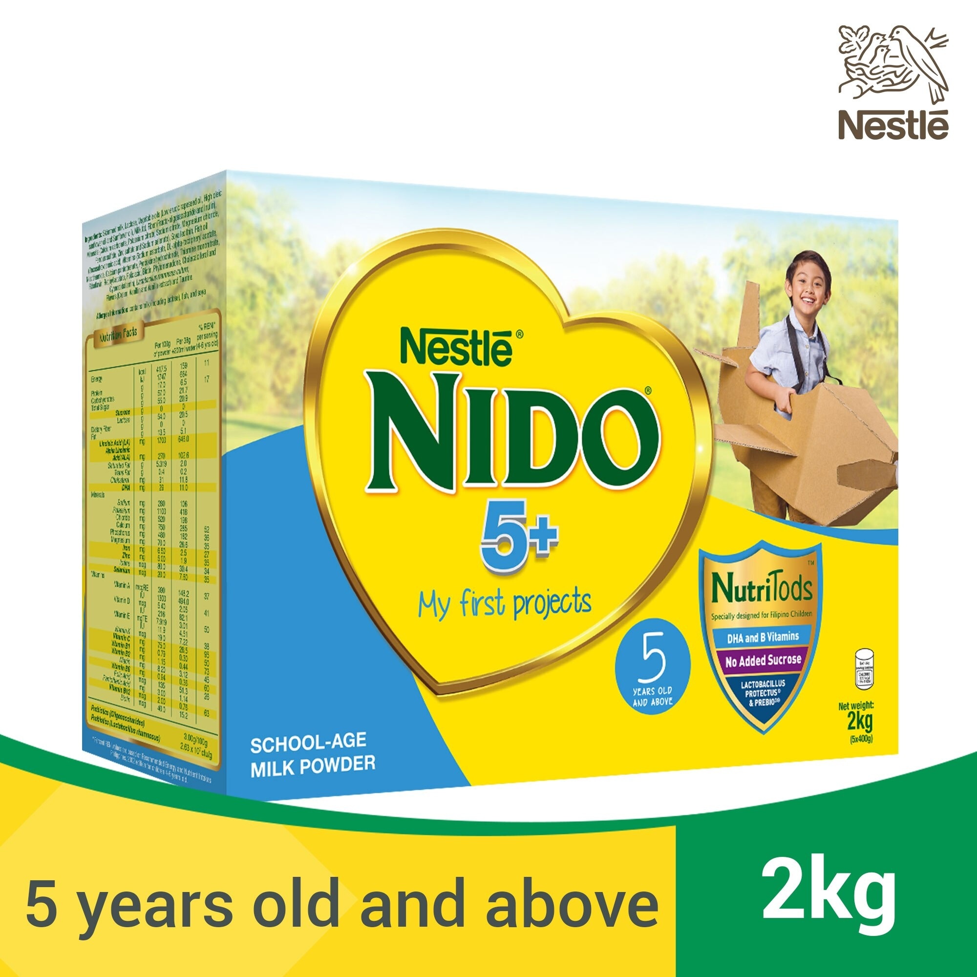 5+ Powdered Milk Drink for Pre-Schoolers Above 3 Years Old 2kg