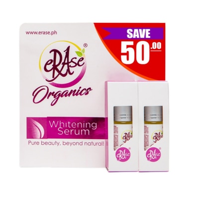 ERASE - Organics Whitening Serum 7ml x 2s Save Php 50