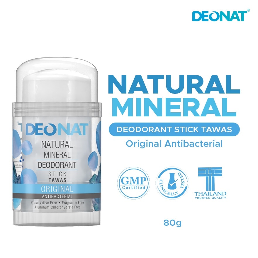 DEONAT Natural Mineral Deodorant Stick Tawas 80g