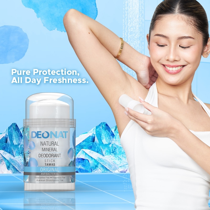 DEONAT Natural Mineral Deodorant Stick Tawas 80g