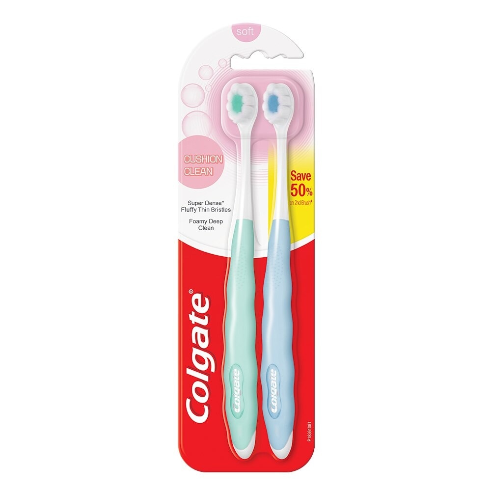 Cushion Clean Toothbrush Twinpack 50g