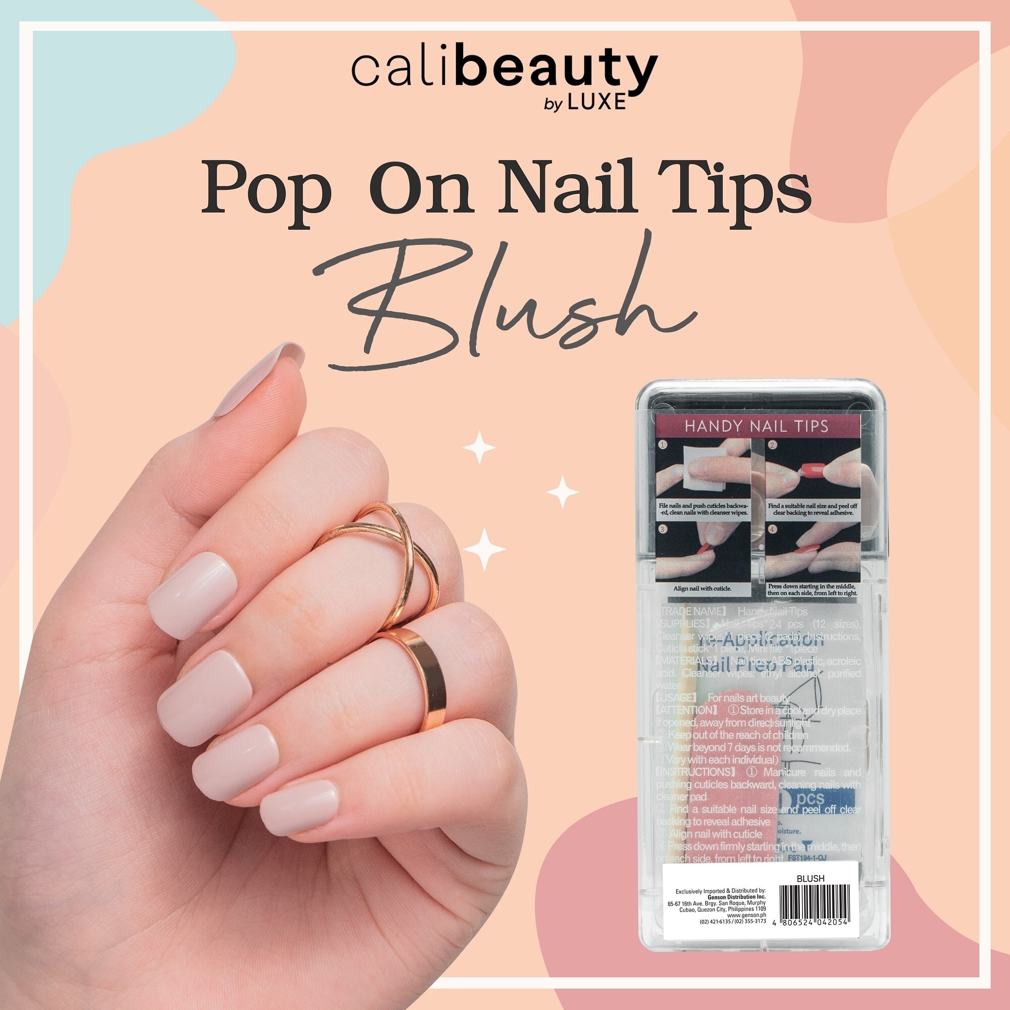 Nail Tips Blush 24 Tips