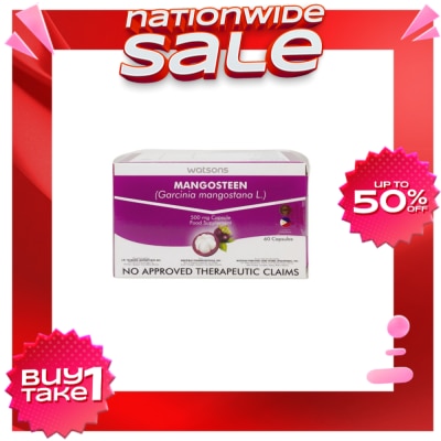 WATSONS GENERICS Mangosteen 500mg 1 Capsule