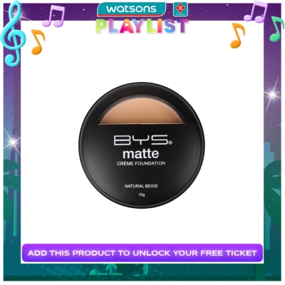 BYS Matte Creme Foundation - Natural Beige