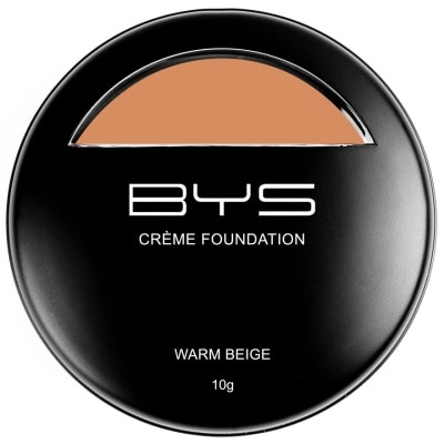 BYS Foundation Cream W/Sponge - Warm Beige
