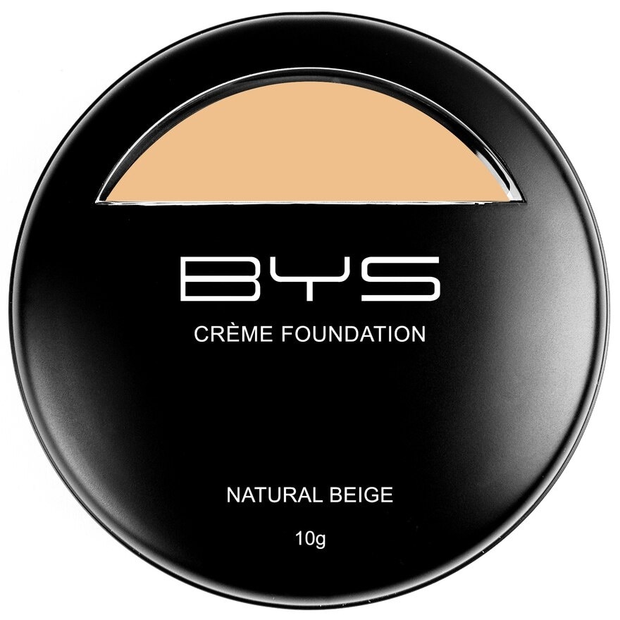 Foundation Cream with Sponge - Natural Beige