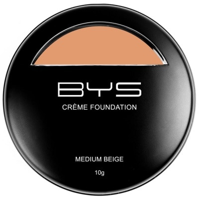 BYS Foundation Cream with Sponge - Medium Beige